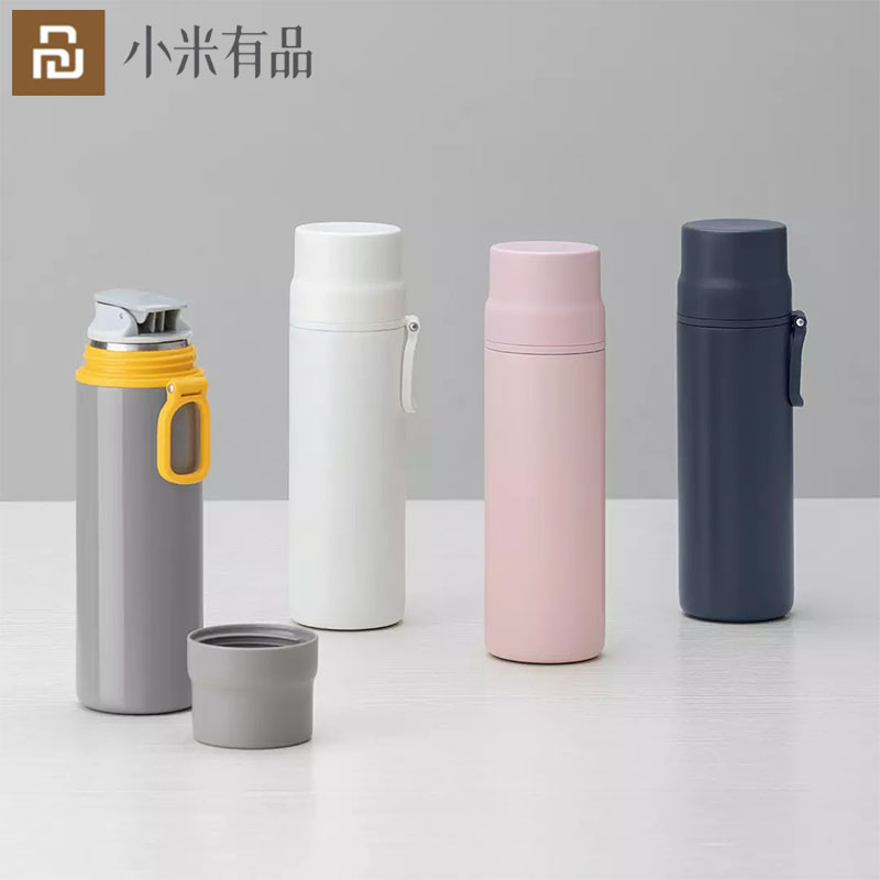 YouPin Thermos Cup Coffee Tea Milk Travel Mug Thermo Water Bottle Portable Drinkable 316 Stainless Steel Mirror Liner Ultra