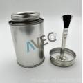 PVC Glue tin can monotop with brush