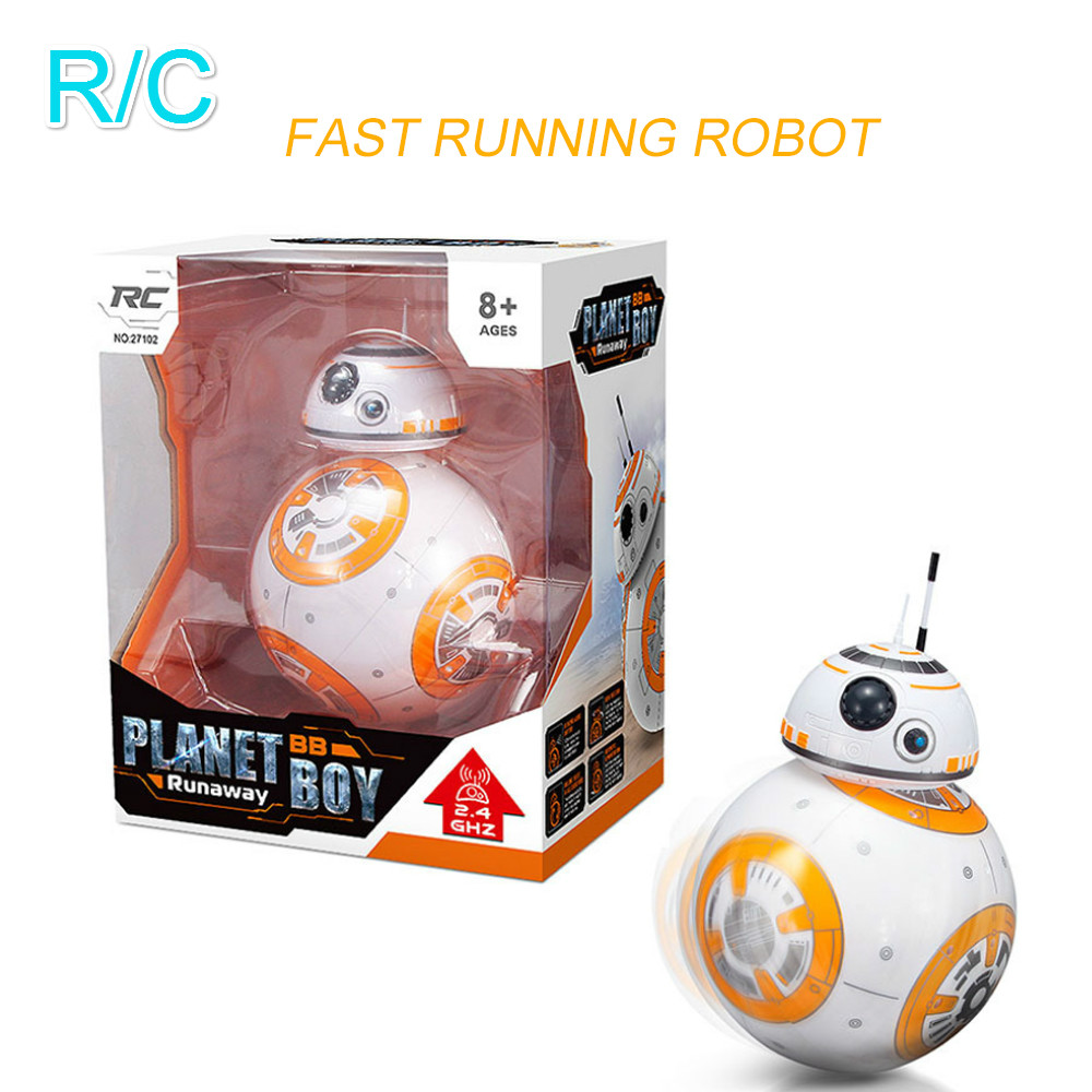 RC Robot Remote Control Action Figure Toy Ball intelligent Running Doll Kid Birthday Gift Fast Shipping