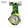 Colorful Silicone Round Dial Quartz Pocket Nurse Watch Quartz Brooch Doctor Nurse Hanging Watches TT@88