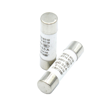 5Pcs 10*38 Fast blow Ceramic Fuse 10x38mm Fuse 380V 500V 0.5A 1A 2A 3A 4A 5A 6A 8A 10A 16A 20A 25A 32A 40A RO15 RT18 RT14