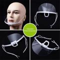 10Pcs Safety Face Shield Special Anti-Saliva Visor Protective Anti-Fog Anti-Splash Transparent Food Face Shield For Mouth Nose