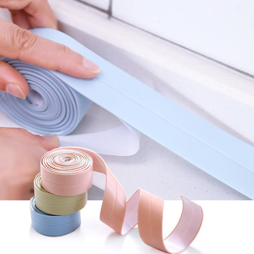 Bathroom Stickers Shower Sink Bath Sealing Strip Tape White PVC Self adhesive Waterproof Wall Sticker for Bathroom Kitchen