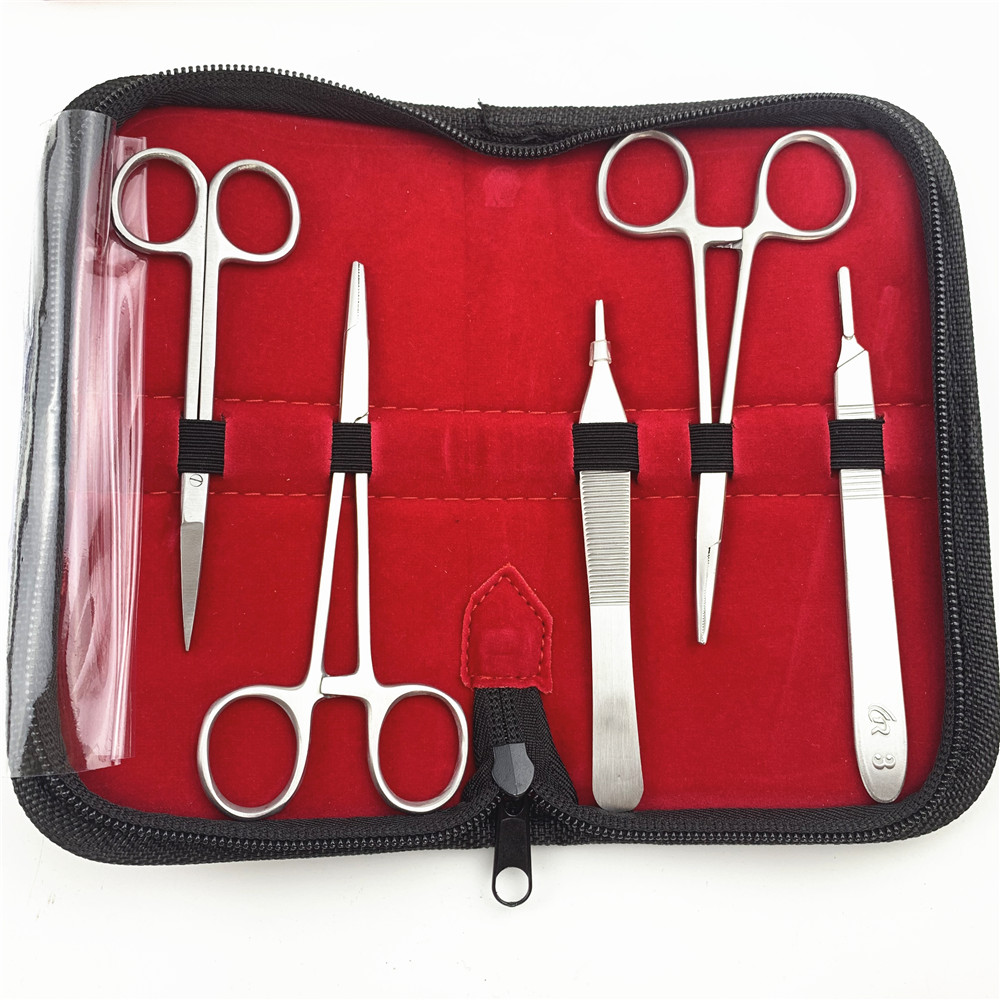 Surgical Suture Training Kit Skin Operate Suture Practice Model Training Pad Needle Scissors Tool Kit Teaching equipment