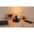 Vintage Table Lamp Base E26 with USB Port