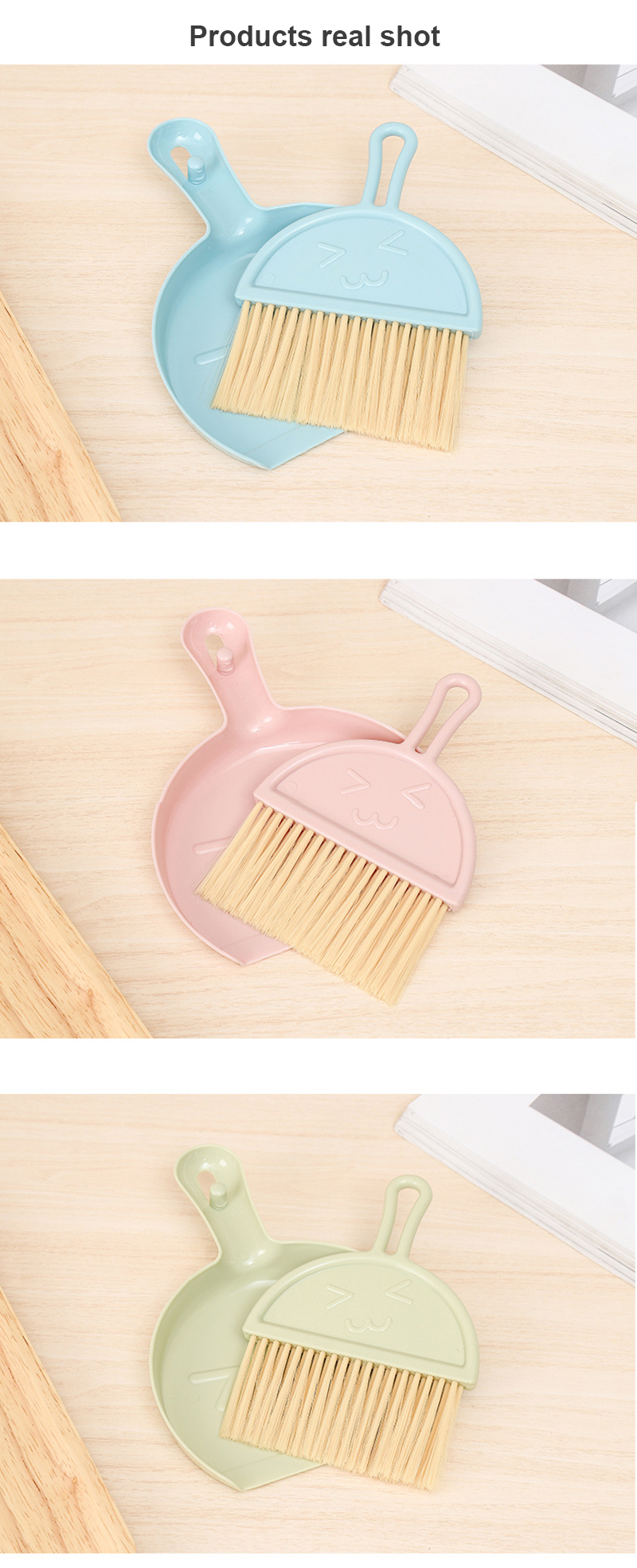 Mini Desk Broom Set Home Keyboard Cleaning Brush Small Broom With Dustpan Set For Home School Office Clean Brush Dropshipping