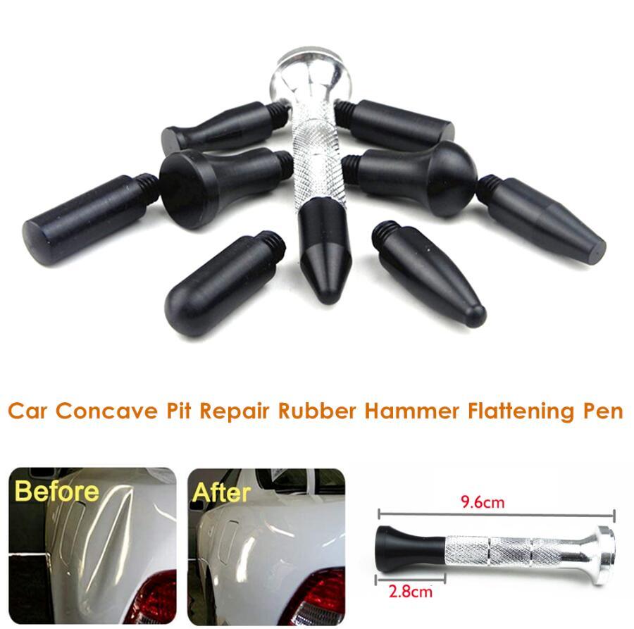 1 Set Car Dent Repair Tool Depression Repair Plastic Stroke Pen and Rubber Hammer Automotive Repairing Tools