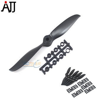 5pcs/bag Rctimer 7x6 7060 Precision Sport Propeller with Shaft Adaptation Black Color Pro 5*7x6E