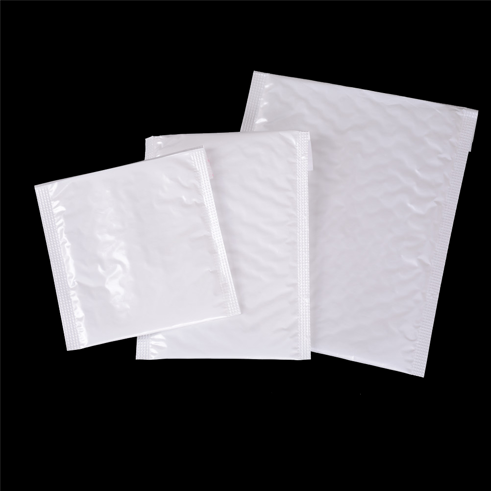 10pcs/lot White Bubble Mailers Padded Envelopes Multi-function Packaging material Shipping Bags Blank Bubble Mailing Bags NEW