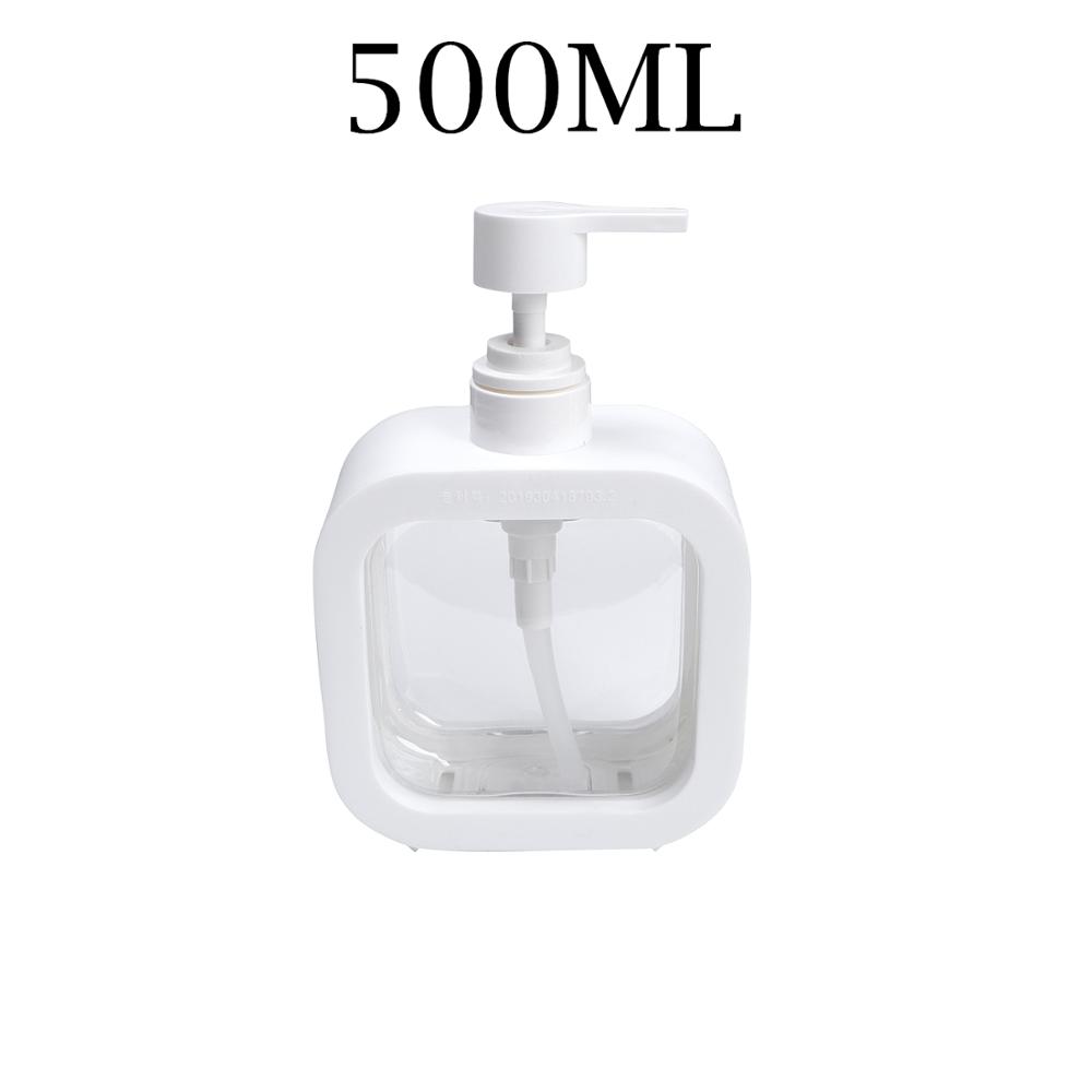 Separate Empty Bottle Portable Travel Replacment Bottle Large Capacity Plastic Transparent Shampoo Make Up Pressing Bottle