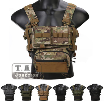 Emerson MK3 Tactics Chest Rig Micro Fight Hunting Shooting MK3 Modular Lightweight Chest Rig w/ 5.56 MOLLE Magazines Pouch SACK