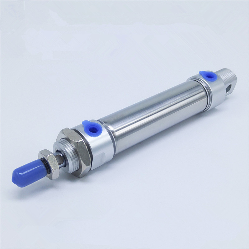 1 Pcs 25mm Bore 50mm Stroke Stainless steel Pneumatic Air Cylinder MA25x50