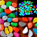 50Pcs /Pack Gravel for Garden Yard Glow in the Dark Pebbles Stones Walkway Wedding Party Supplies Luminous Ornaments Decoration