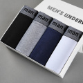 Male panties cotton boxers panties comfortable breathable men's panties underwear trunk brand shorts man boxer