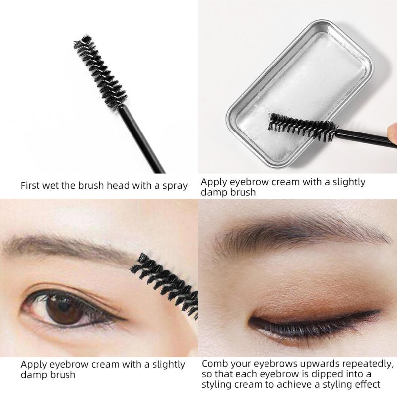 1Pc 3D Eyebrow Setting Shaping Gel Soap with Brush Kit Natural Makeup Long Lasting Waterproof Eye Brow Tint Enhancer Cream TSLM1
