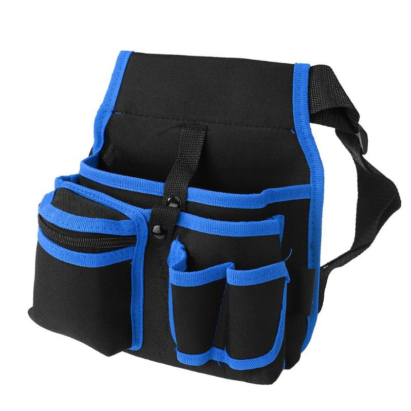Hardware Mechanics Tool Bag Large Capacity Utility Waist Pocket Tool Apron Pouch With Belt Multi-purpose Drill Screwdriver Pack