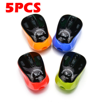 5pcs Mouse Shaped Pencil Sharpener. Gift Pencil Sharpener for Creative Students (random Colors) 3 Years Old Standard