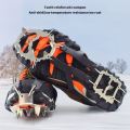 Shoe Covers Crampons Climbing Crampons Snow Spikes Grips Cleats Outdoor Climbing Antiskid Snowshoes Manganese Steel Slip Tool