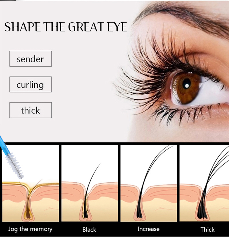 Eyelash Growth Serum Eye Lash Care Eyebrow Enhancer Thick Longer Curling Lashes Conditioner for The Growth of Eyelashes