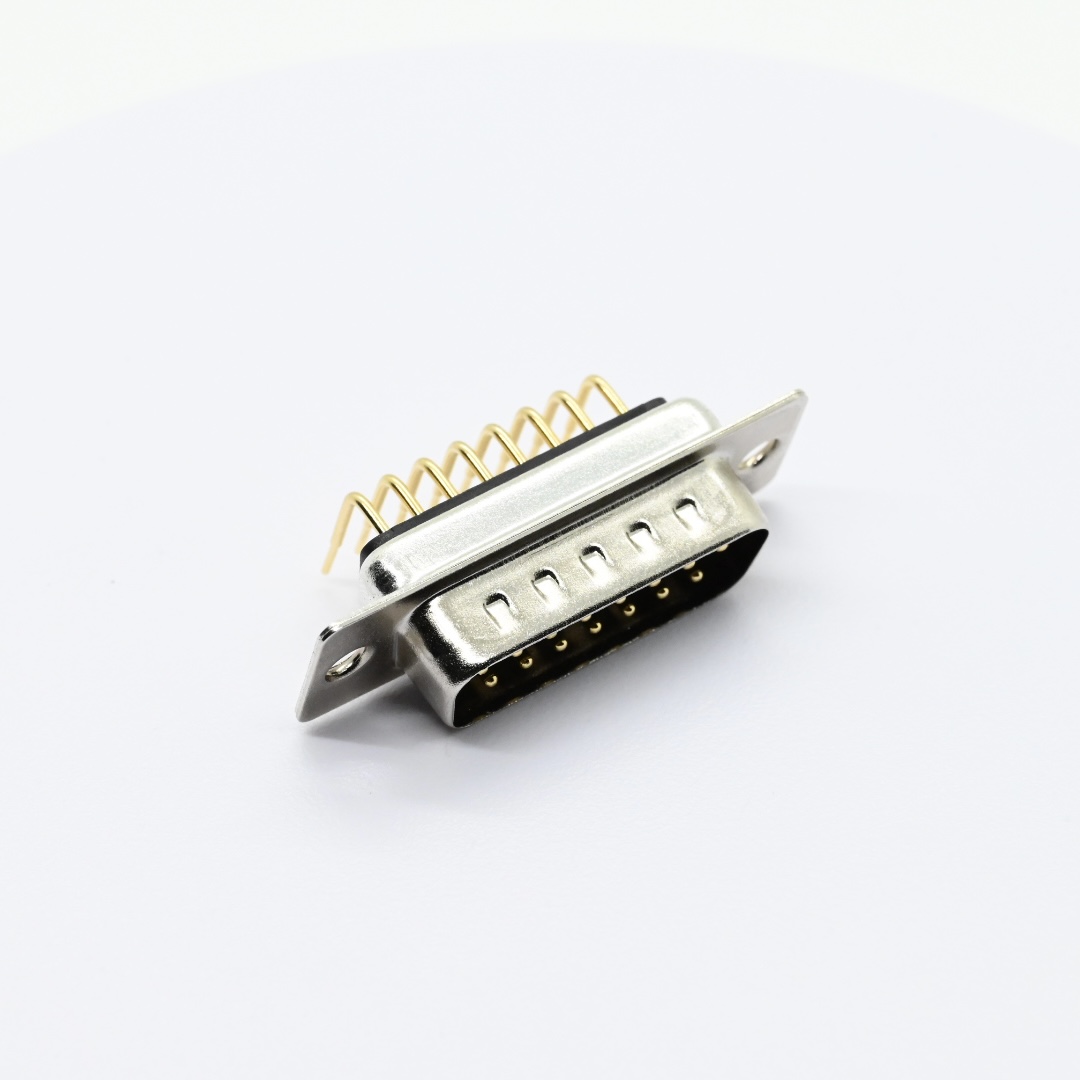 MDR02-M15ABG0+Right Angle D SUB Male Machine Pin Connector（5）