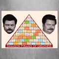 Swanson Pyramid Greatness Canvas Art Print Painting Poster Wall Picture For Living Room Home Decorative Bedroom Decor No Frame