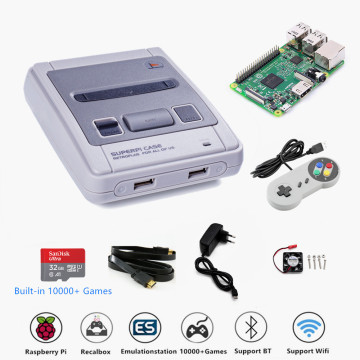 Mini Retroflag Video Game Console SUPERPi Case-J With Raspberry Pi 3B TV Video Game Player with 10000 Games HDMI Play & Plug