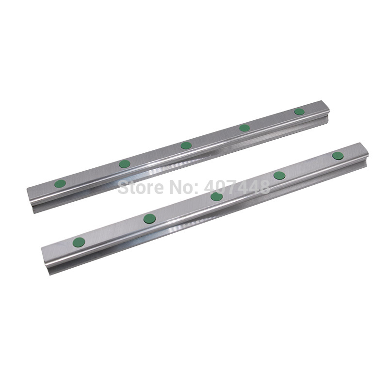 HGR20 HGR15 HGR25 Square Linear Guide Rail 2pc+4pcs HGH20CA/HGW20CC HGH15CA Flang Slide Block Carriages For CNC Router Engraving