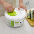 Large Capacity Vegetables Washer Dryer Salad Spinner Fruits Basket Safe Quick Easy Water For Kitchen Vegetables Washing Basket D