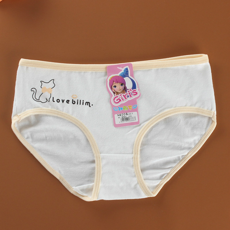 10pc/lot Girls Underwear Cotton Briefs Breathable Children Cartoon Summer Low Waist YFP88