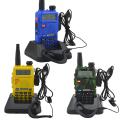 Baofeng-UV-860 Walkie Talkie рации Baofeng-8W 128Ch 136-174/400-520Mhz Keyboard Lock Dualband FM Radio With Earphones баофенг