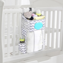 Baby Crib Hanging Storage Bag Diaper Nappy Organizer Cot Bed Organizer Bag Infant Essentials Diaper Baby Kids Crib Bedding Set