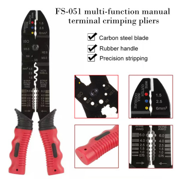1 Piece Crimping Pliers For Cutting And Stripping Wires Crimping Pliers Stripping Wire Crimper Cable Crimper