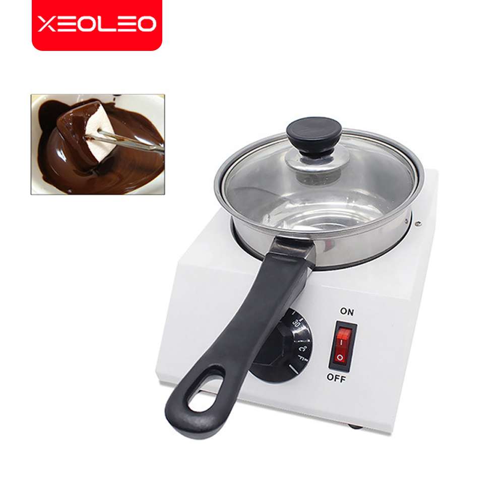 XEOLEO Mini electric chocolate melting machine Chocolate heating equipment Chocolate dessert making Non-Stick single pan 40W