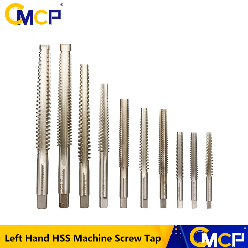 High Quality TR8/10/12/14/16 Trapezoidal Thread Tap HSS Machine Screw Tap Left Hand Metric Mchine Taps Screw Tap Drill Bits