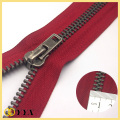 NO.5 heavy duty separating metal jacket zipper