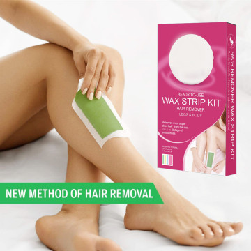 1Box Professional Hair Removal Wax Strips Waxing Wipe Sticker For Face Leg Lip Eyebrow Leg Arm Body Hair Remover Body Strips