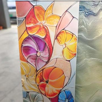 Furniture and countertop printed glass