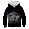 2020 New Autumn Winter hot sale pullover Kids Boys Girls Clothes Hooded Cartoon 3D Hoodie animals cat Sweatshirt Tops Clothes