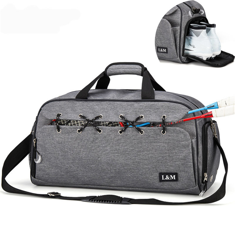 40L Gym Bags Fitness Dry Wet Handbags Men Travel Shoulder Bag For Shoes Professional Training Sac De Sport Basketball XA484WA