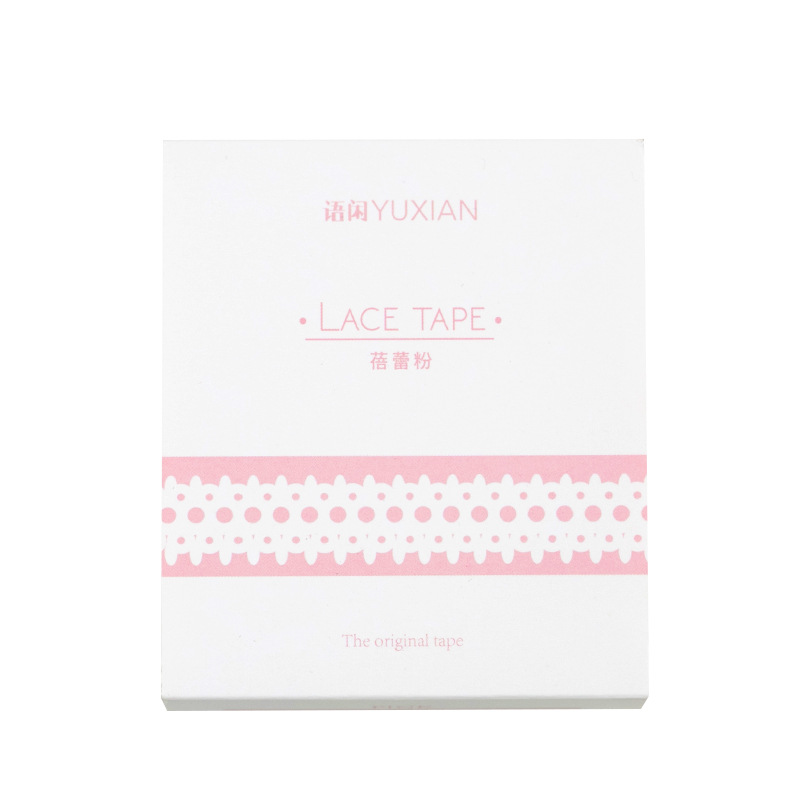 8pcs/pack Lace Washi Tape Adhesive Tape Diy Scrapbooking Sticker Label Masking Craft Tape