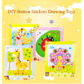Kids DIY Button Stickers Drawing Toys Funny Game Handmade School Art Class Painting Drawing Craft Kit Children Early Educational