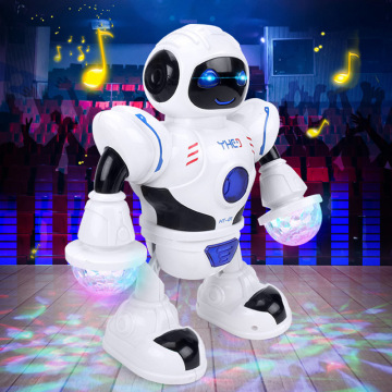 NEW Action Figure Robot Toys Electronic Smart Dancing Robot Kids Toys Gifts Dance With Music Toys Rotating Smart Toys Xmas Gifts