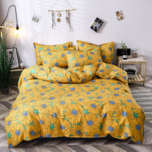 Yellow sunflower duvet cover set 220x240 Pillowcase 3pcs,bedding set,quilt cover 200x200,bed sheet, king size bed cover