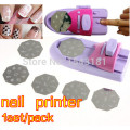 Hot Sale Nail Art Pinter DIY Printing Manicure Machine Nail Drill Nail Printer Stamping Nail Drill Tool with 6 Metal Pattern