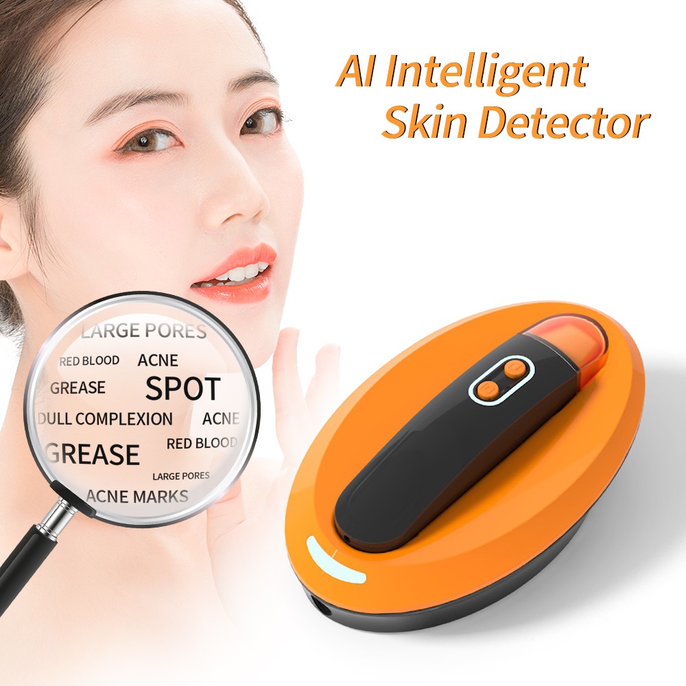HD 8 Million Pixels Facial Skin Analyzer Detector Skin Scope Oily Acne Moisture Comprehensive Skin Analysis for Beauty Spa Salon