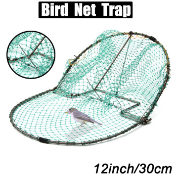 30cm Bird Net Effective Humane Live Trap Hunting Sensitive Quail Humane Trapping Hunting Garden Supplies Pest Control