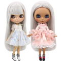 ICY DBS Blyth Custom Doll No.BL1003 Grey Straight hair 1/6 bjd