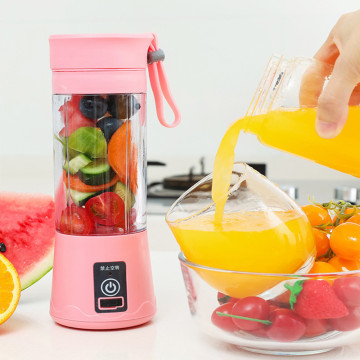 380ml Portable Juicer USB rechargeable Smoothie Blender fruit vegetables Multifunction Juice Cup Mini Home Machine Mixer