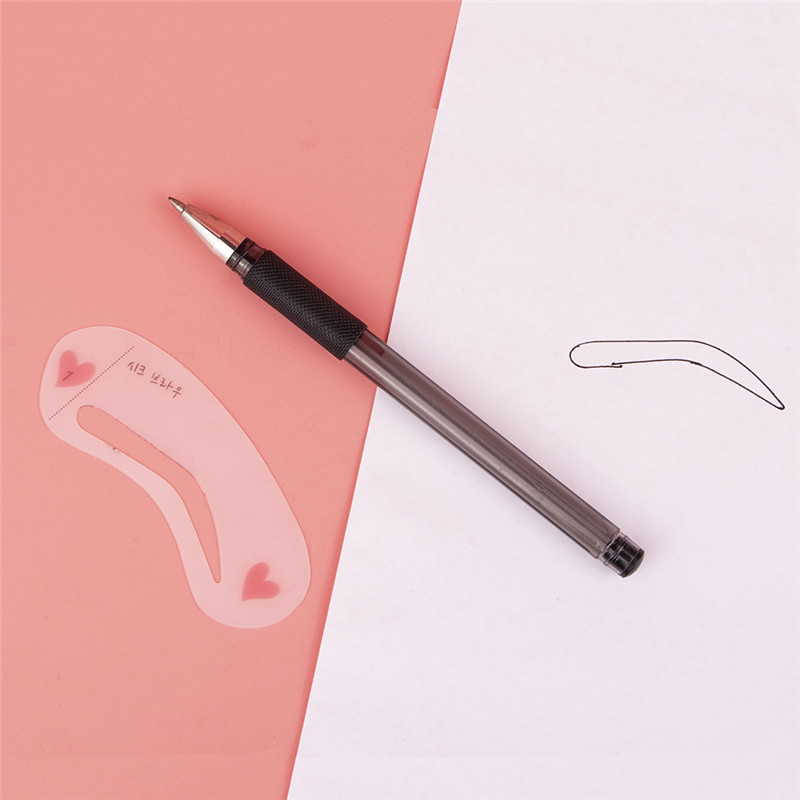 3 Styles Eyebrow Stencil Stickers Eyebrow Drawing Card Template DIY Makeup Tools For Women Beauty Eyebrows Mold