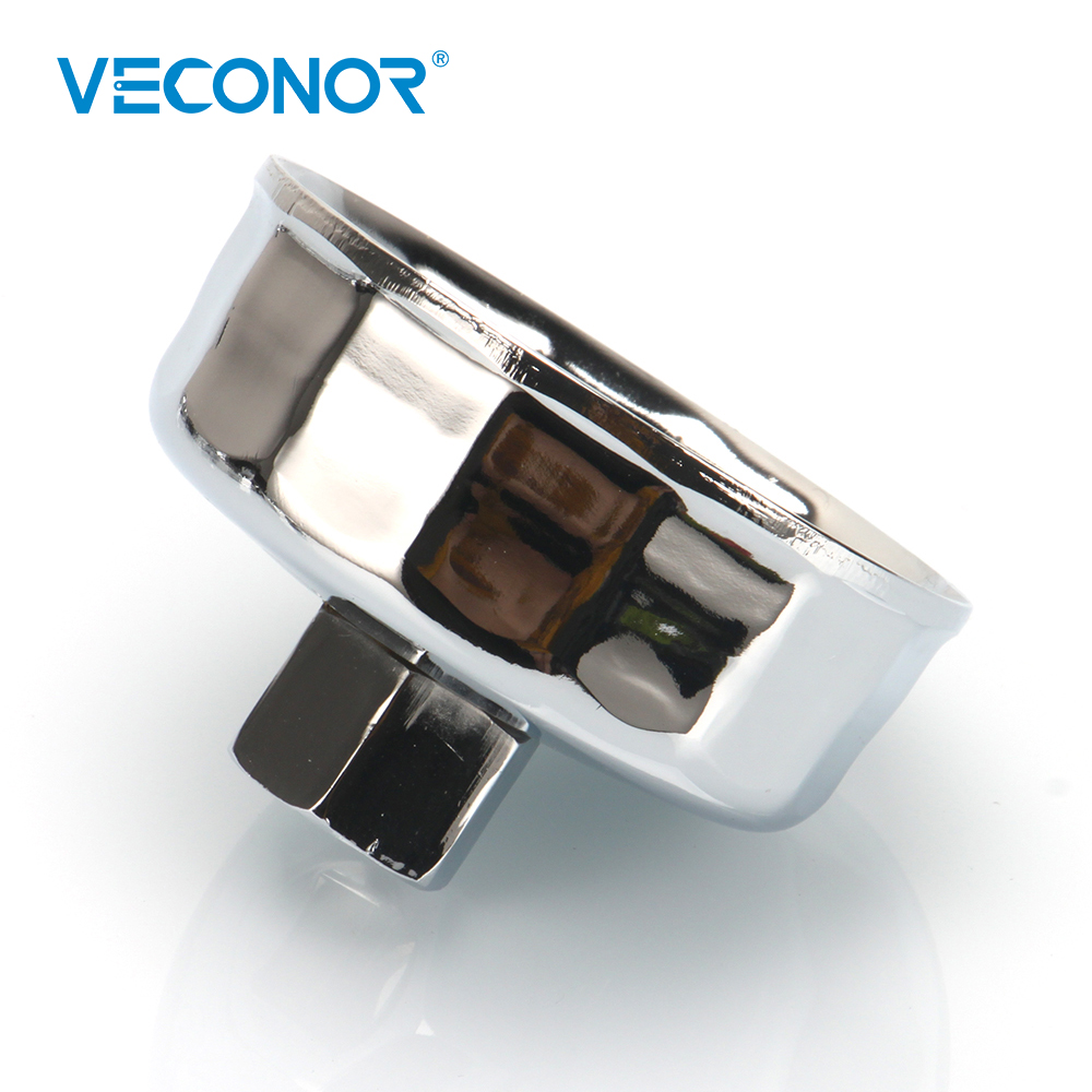 Veconor 1/2" Square Dr. Steel 90mm-91mm Oil Filter Wrench Cap Housing Tool Remover 15 Flutes Universal For TOYOTA BLUEBIRD